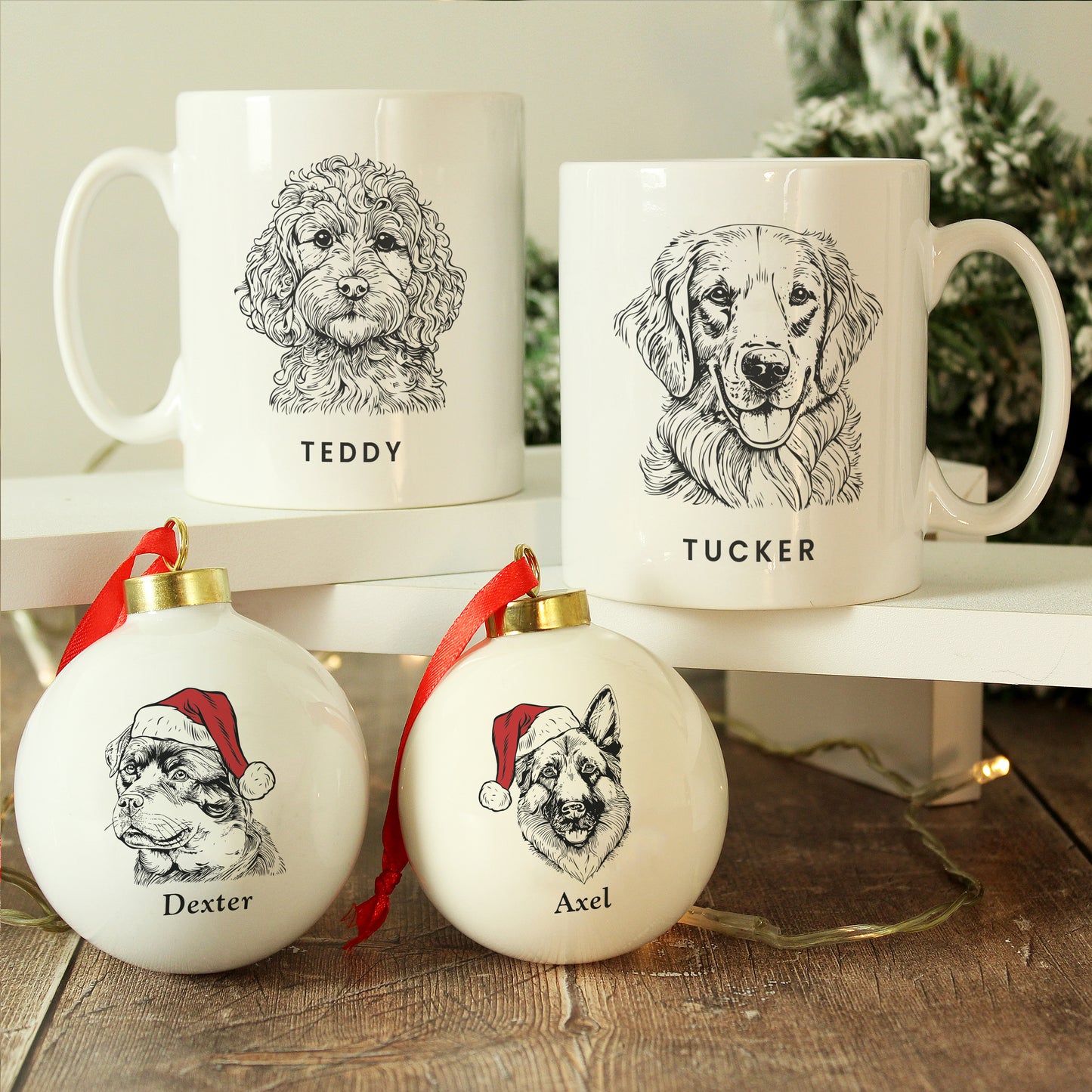 Personalised Dog Breed Christmas Bauble - image 9