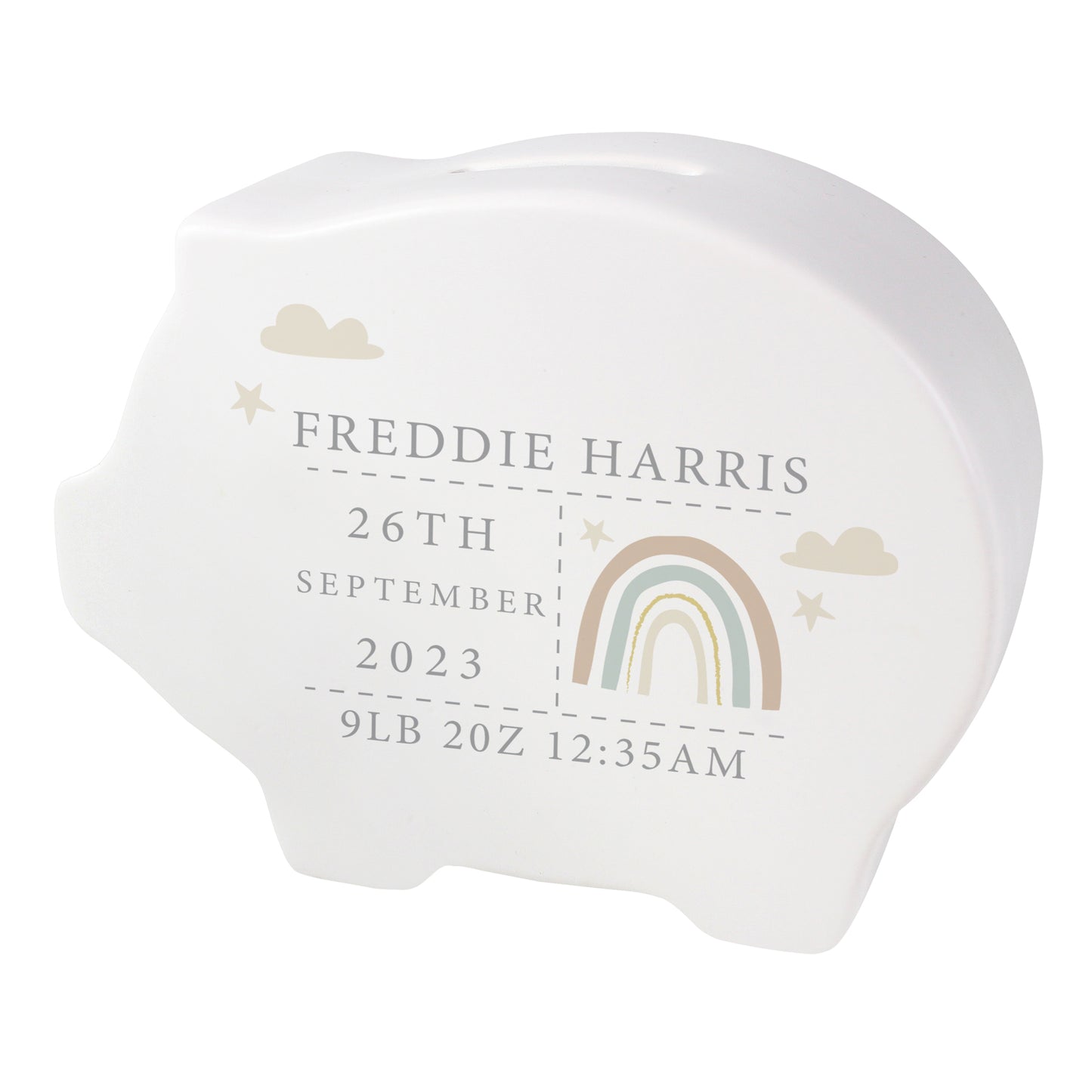 Personalised Rainbow Piggy Bank - image 5