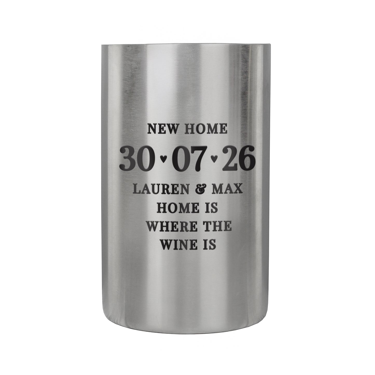 Personalised Big Date Wine Cooler - image 4