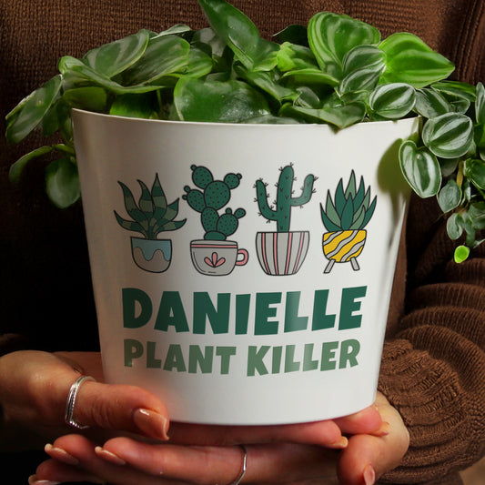 Personalised Big Text Large Plant Pot - image 2