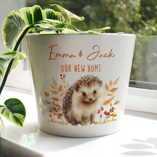 Personalised Hedgehog Large Plant Pot - image 4