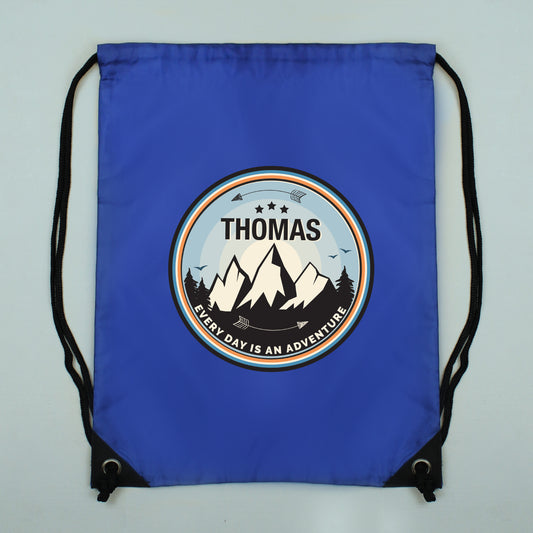 Personalised Adventure Blue Kit Bag - image 2
