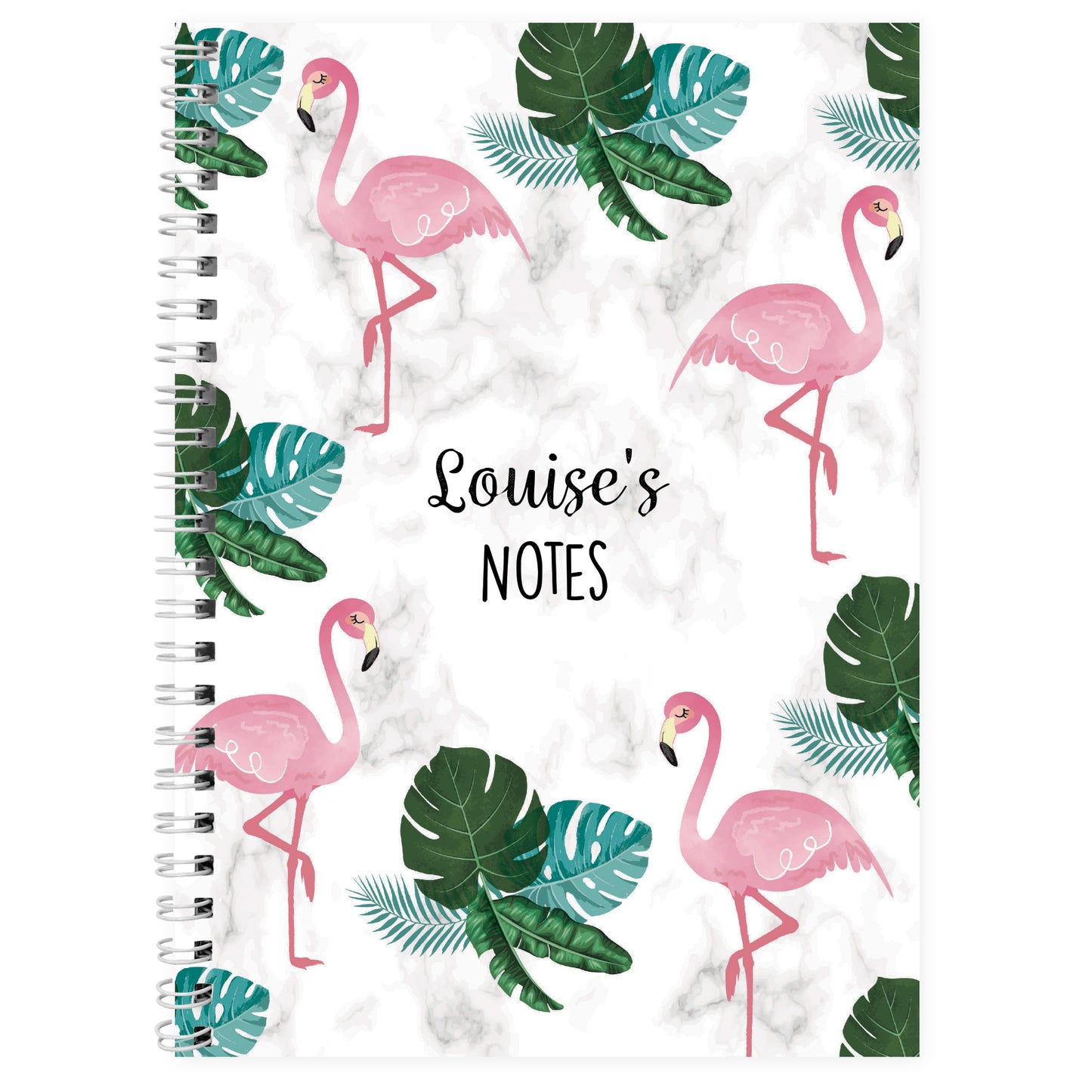 Personalised Flamingo A5 Notebook - image 6