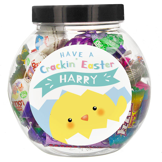 Personalised Have A Cracking Easter Sweets Jar - image 2