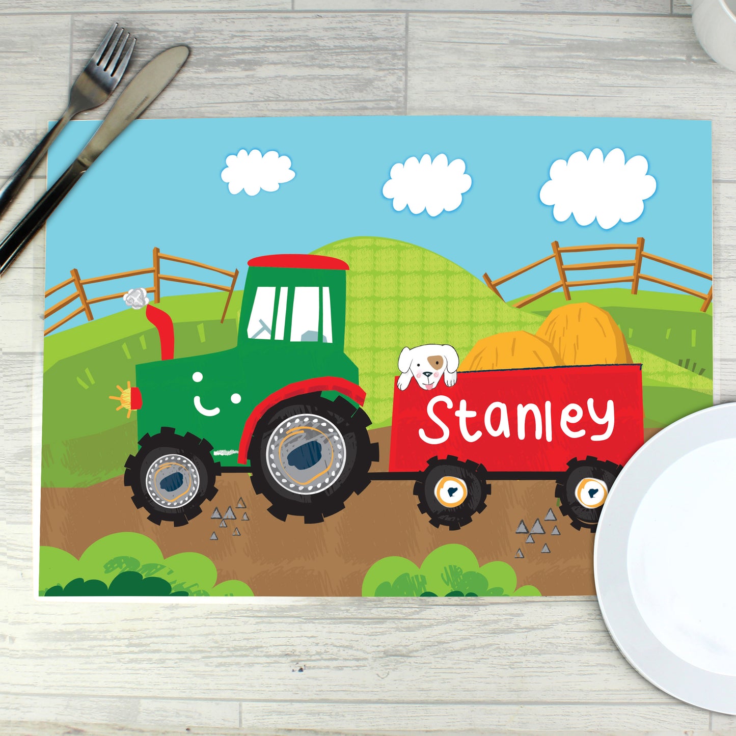 Personalised Tractor Placemat - image 4