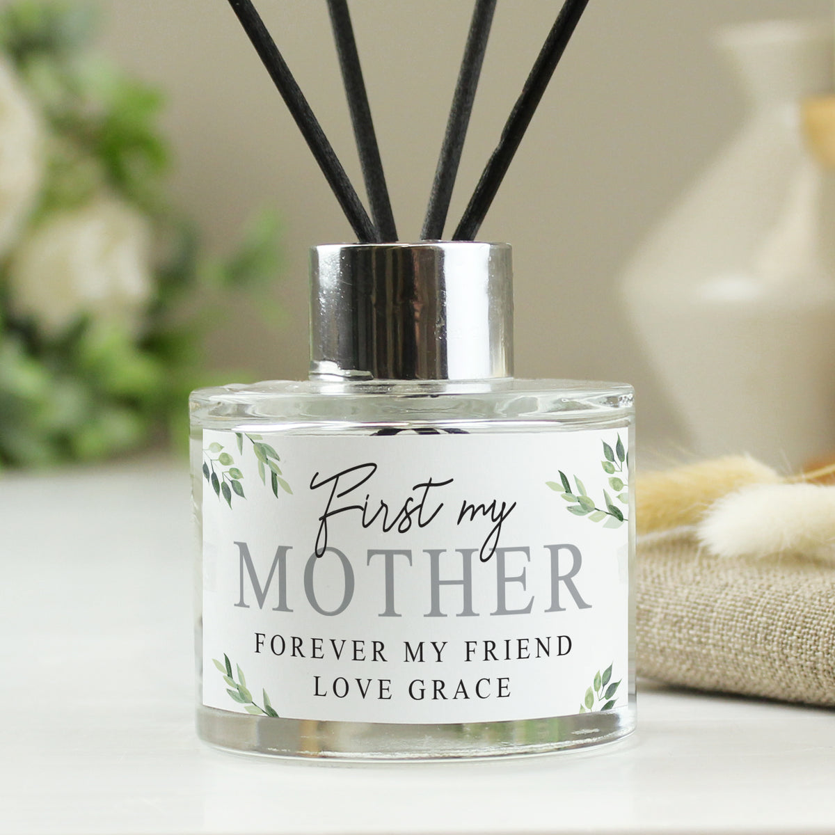 Personalised Botanical Reed Diffuser from Heartfelt Gifts