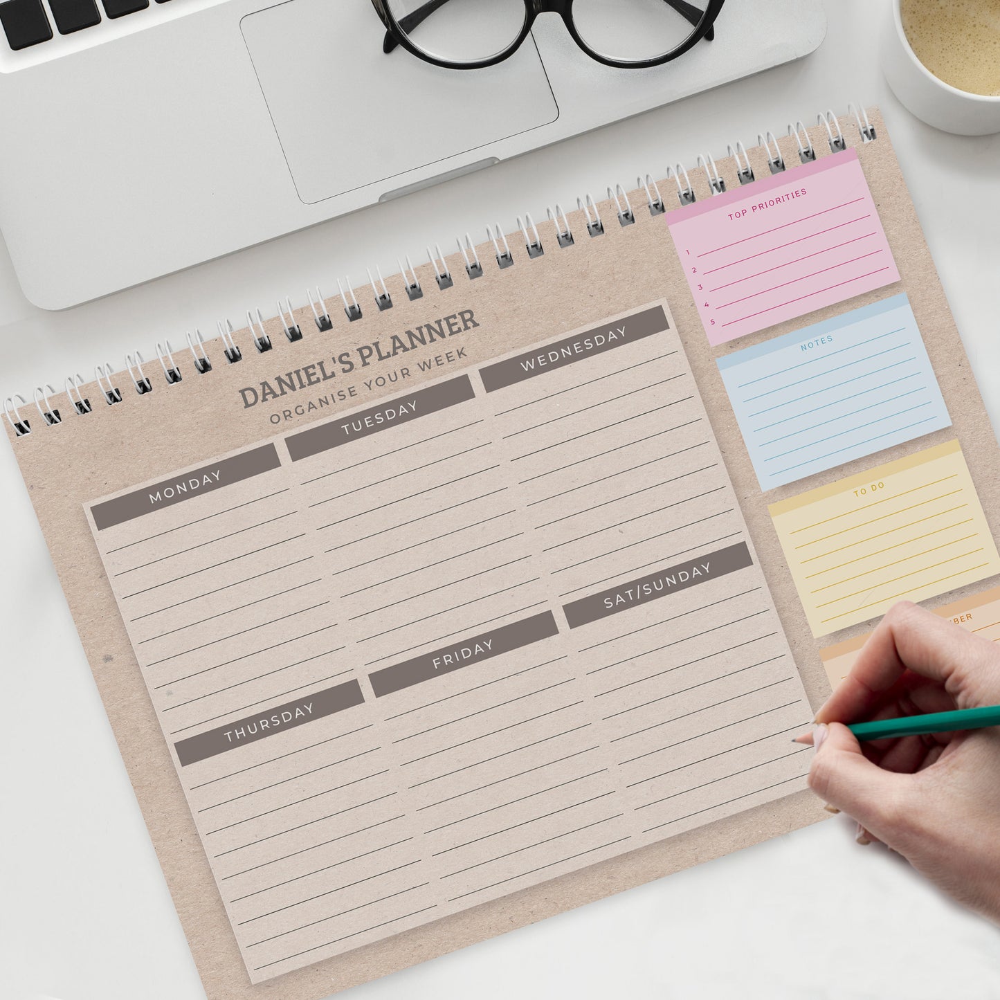 Personalised Study A4 Desk Planner - image 6
