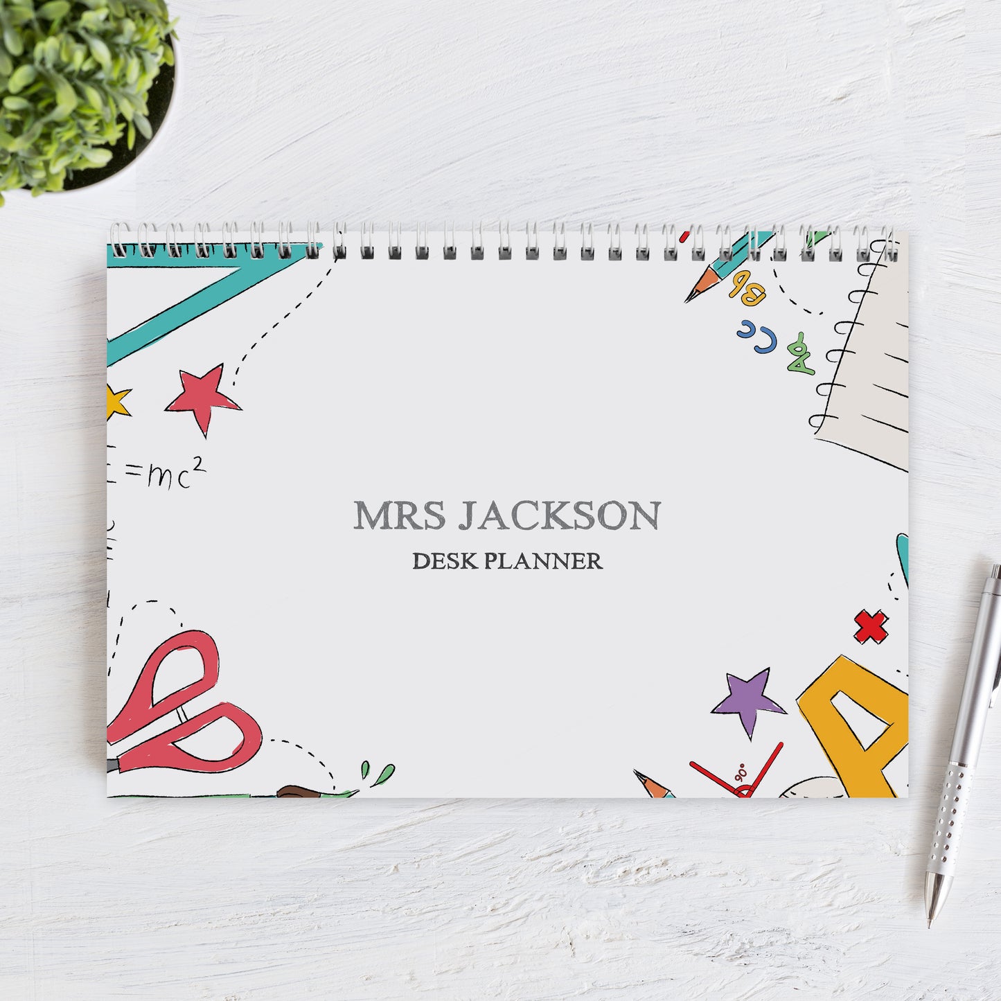Personalised Teacher A4 Desk Planner - image 7