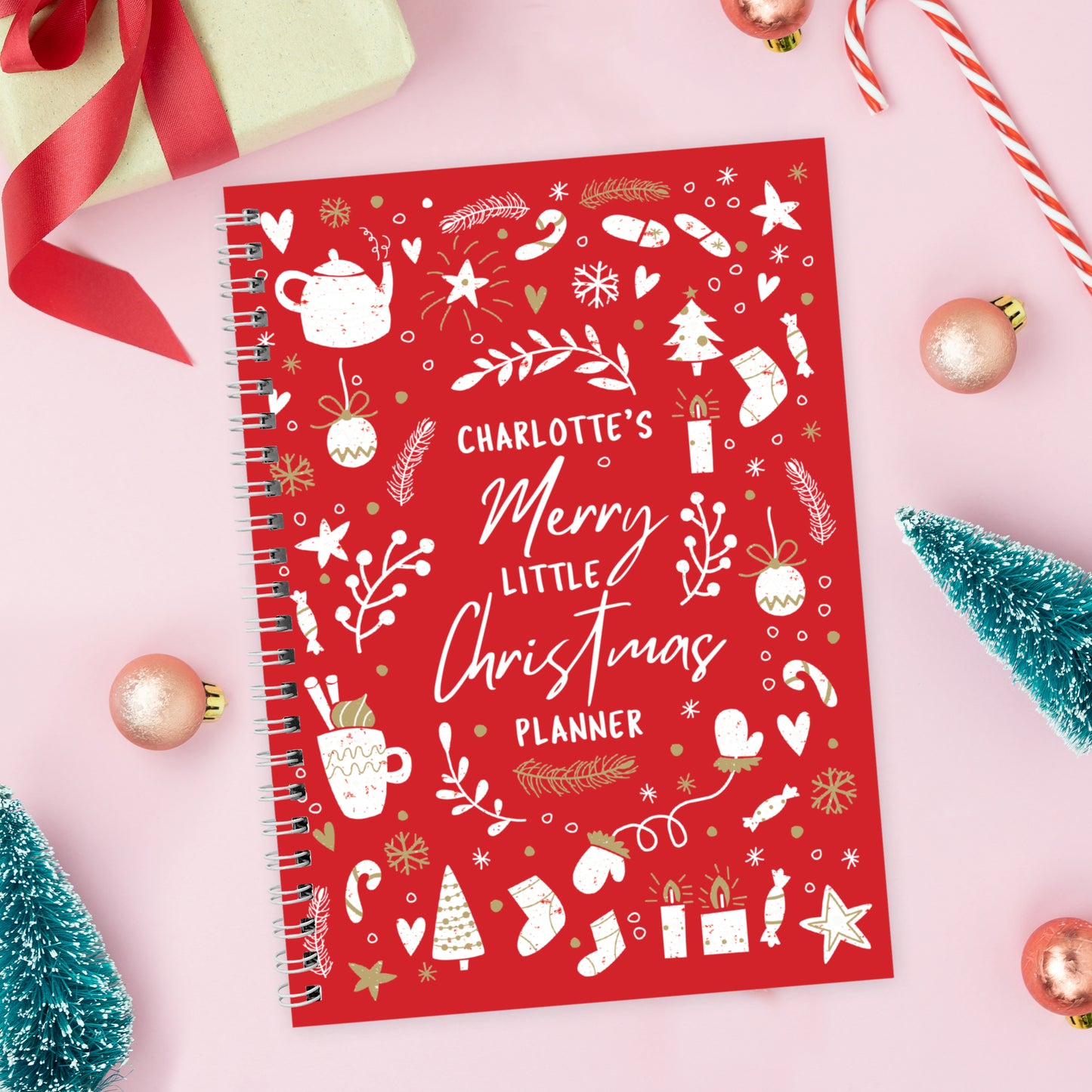 Personalised Christmas A5 Planner from Heartfelt Gifts