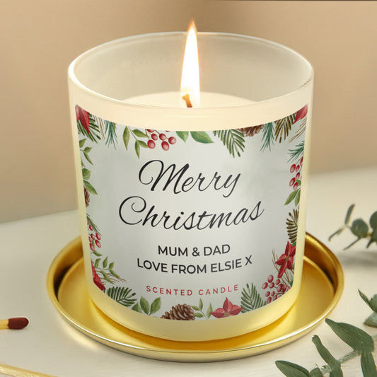 Personalised Christmas Scented Jar Candle - image 2