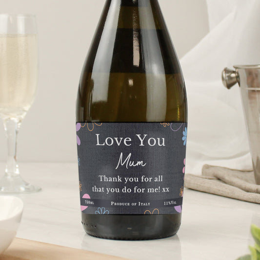 Personalised Daisy Prosecco - image 2