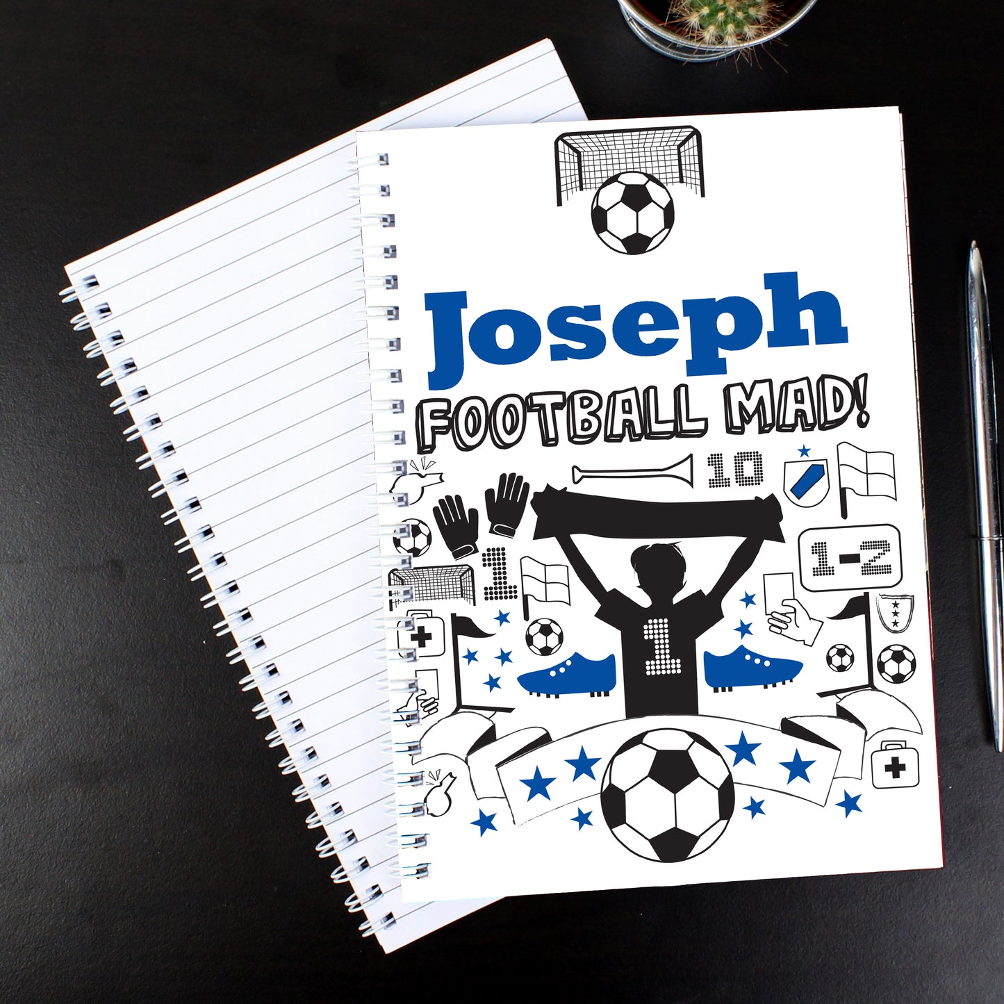 Personalised Football A5 Notebook - image 3