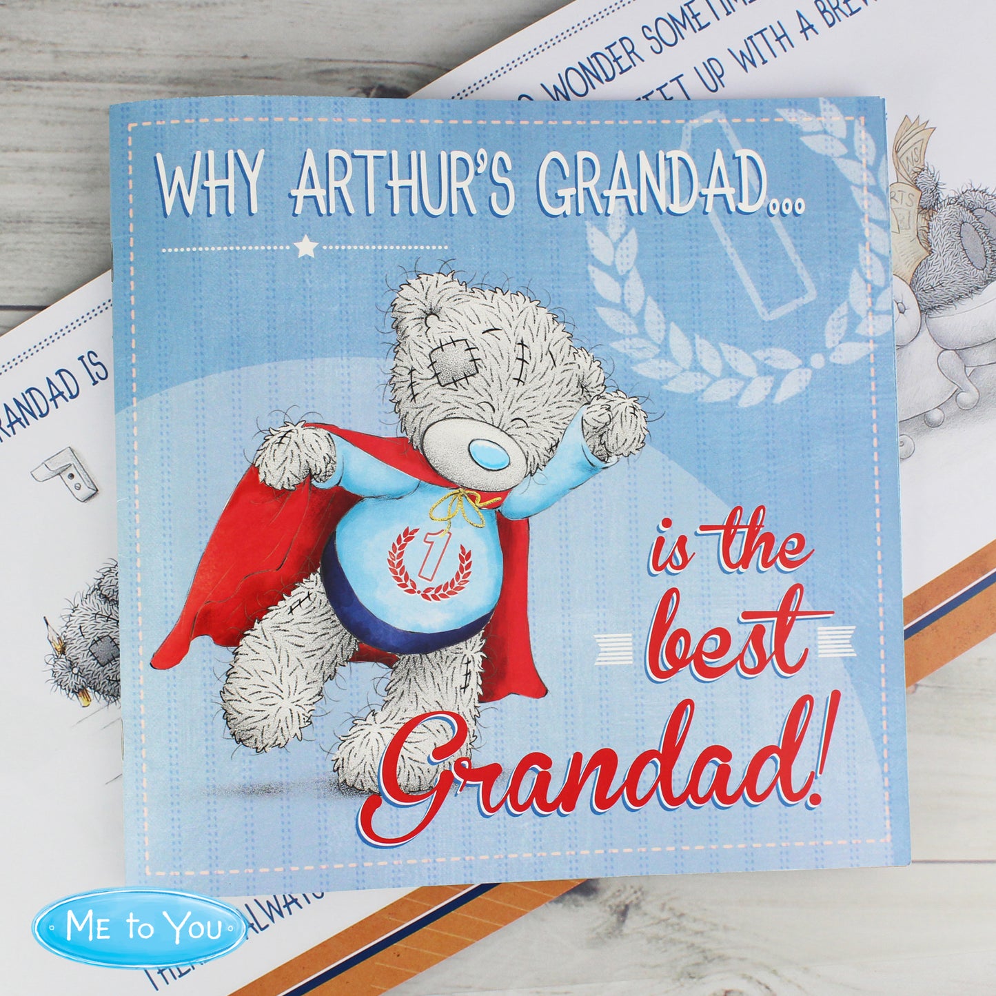 Personalised Me to You For Him Super Hero Poem Book - image 10