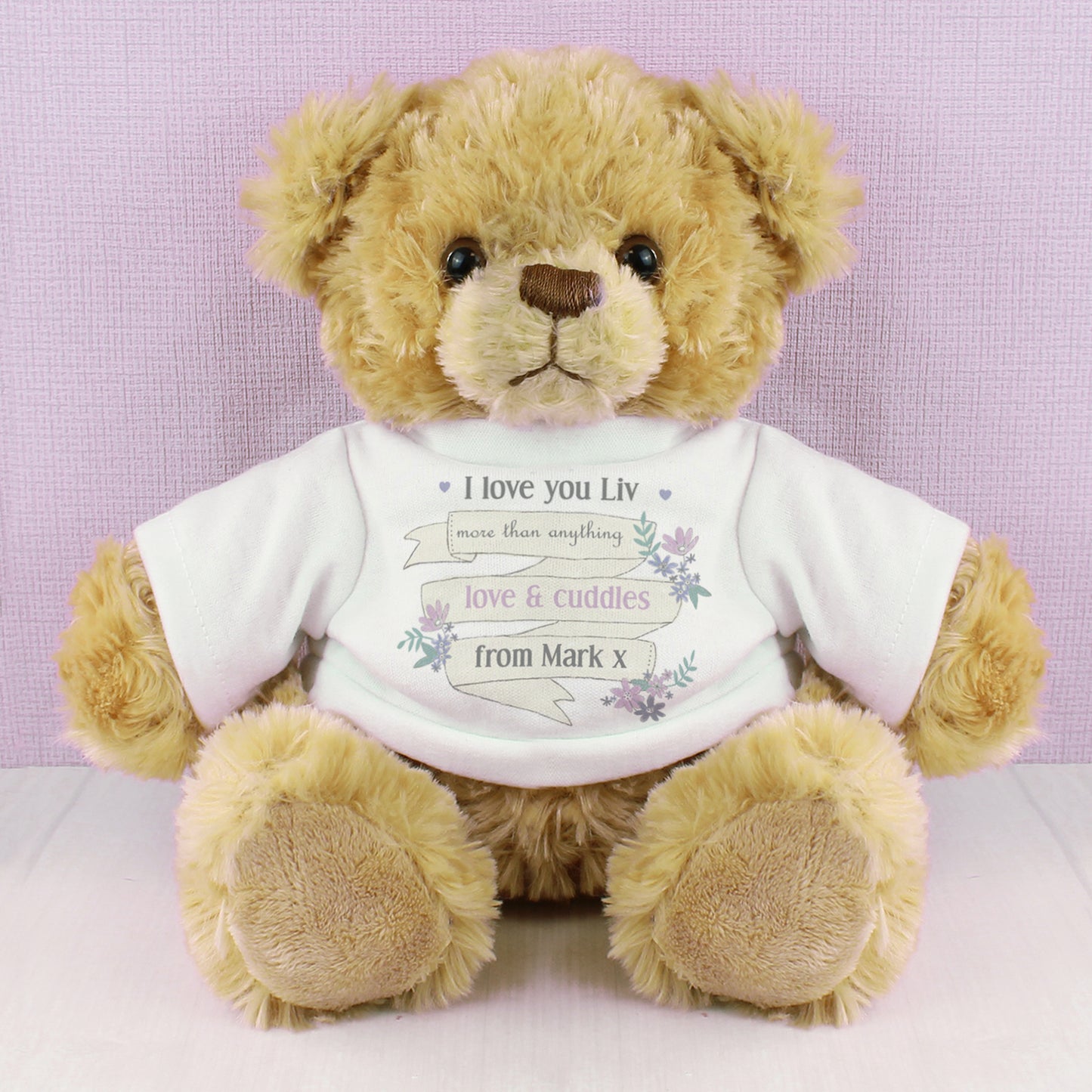 Personalised Garden Bloom Message Teddy Bear - image 5