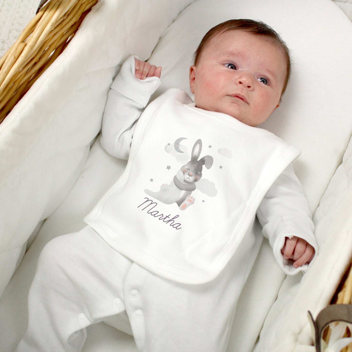 Personalised Baby Bunny Bib - image 3