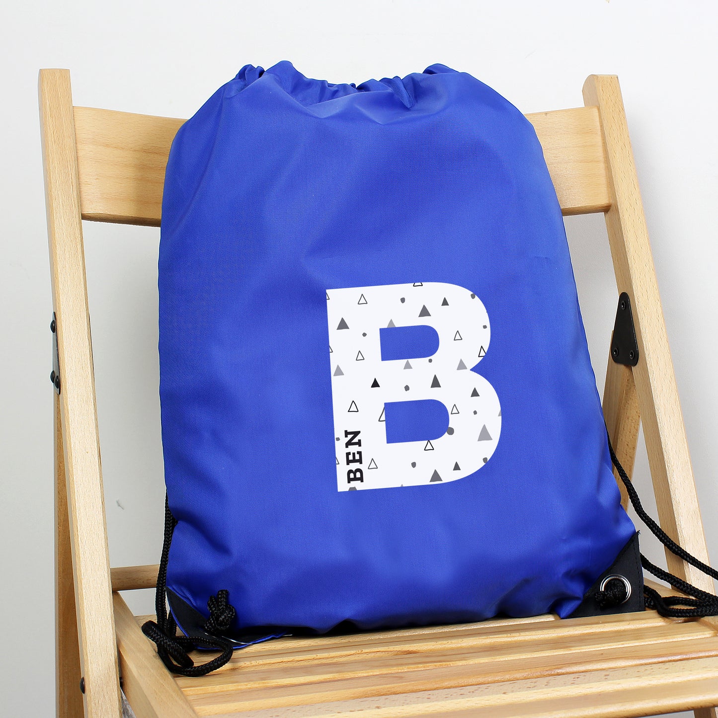 Personalised Initial Blue Kit Bag - image 7