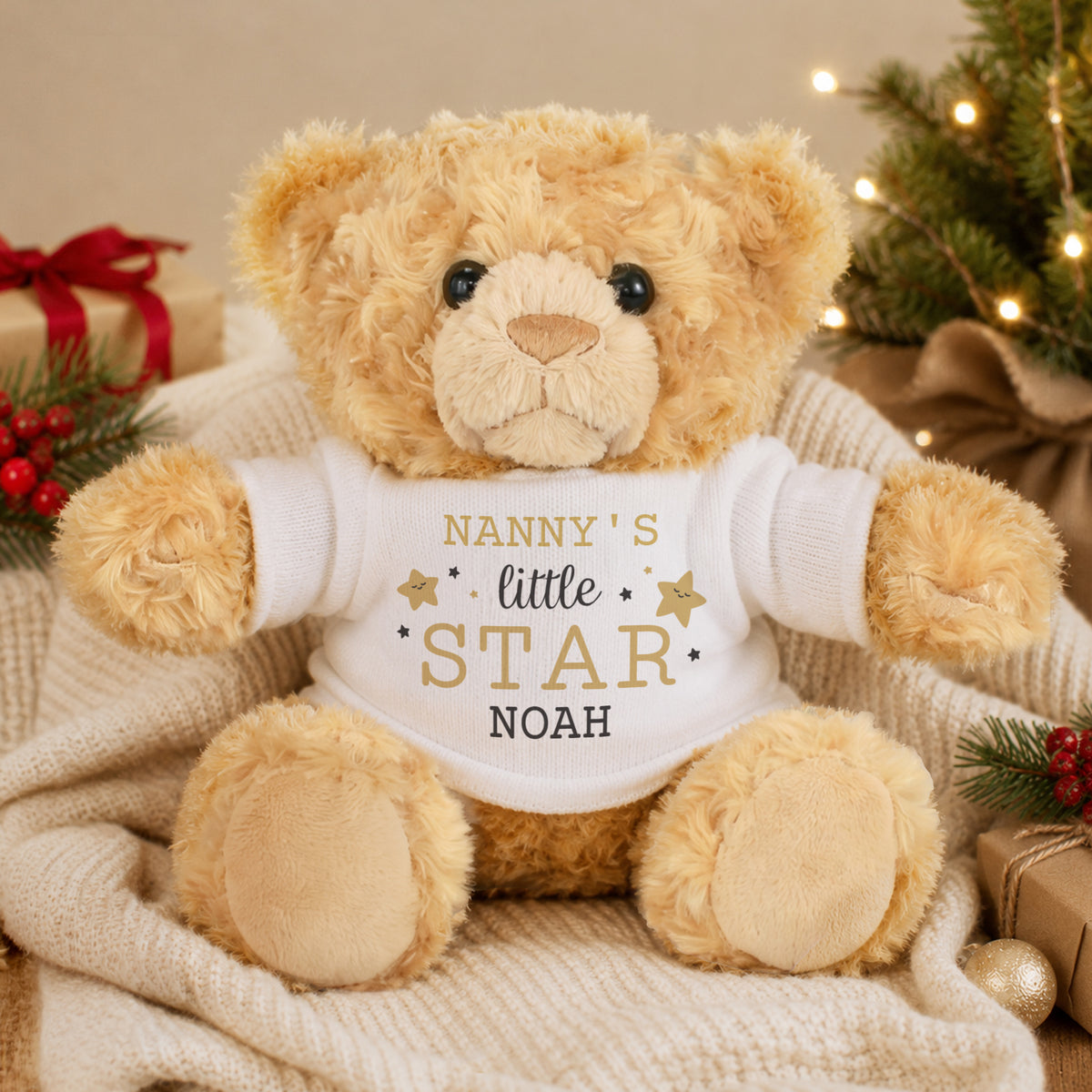 Personalised Little Star Teddy Bear from Heartfelt Gifts