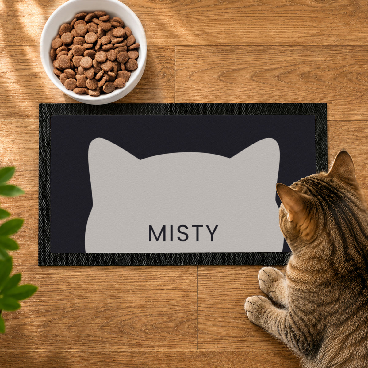 Personalised Cat Bowl Mat from Heartfelt Gifts