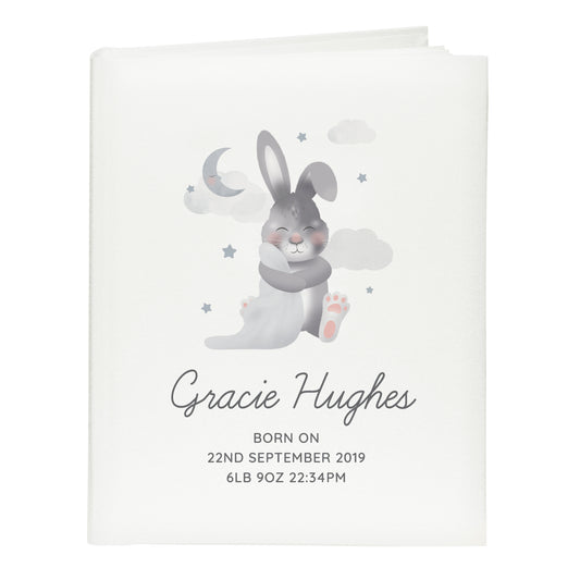 Personalised Baby Bunny Square Photo Album - image 2