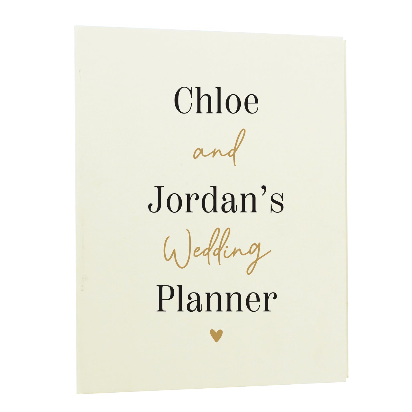 Personalised Black and Gold Wedding Planner – Engagement Wedding Gift - image 5