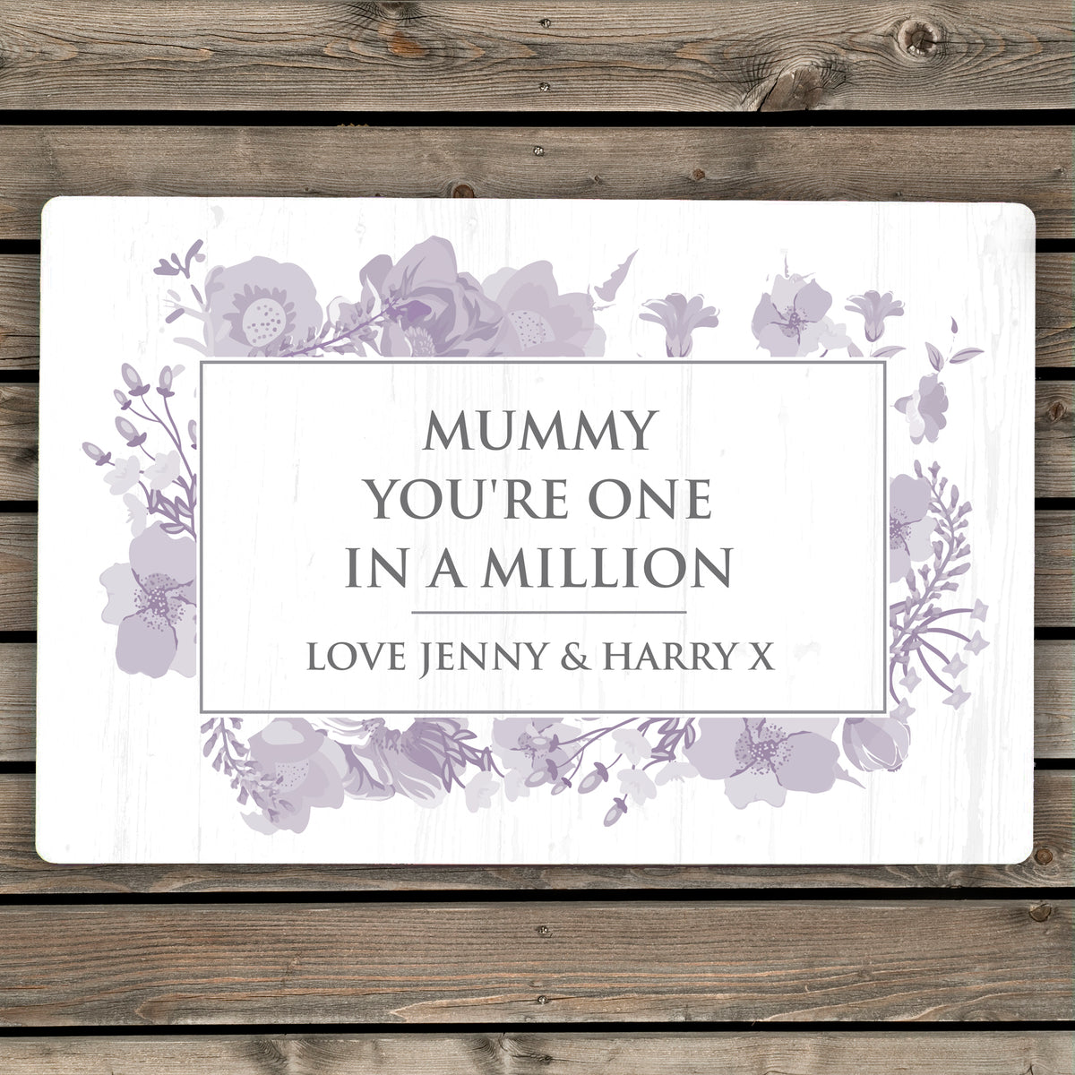 Personalised Soft Watercolour Metal Sign - image 6