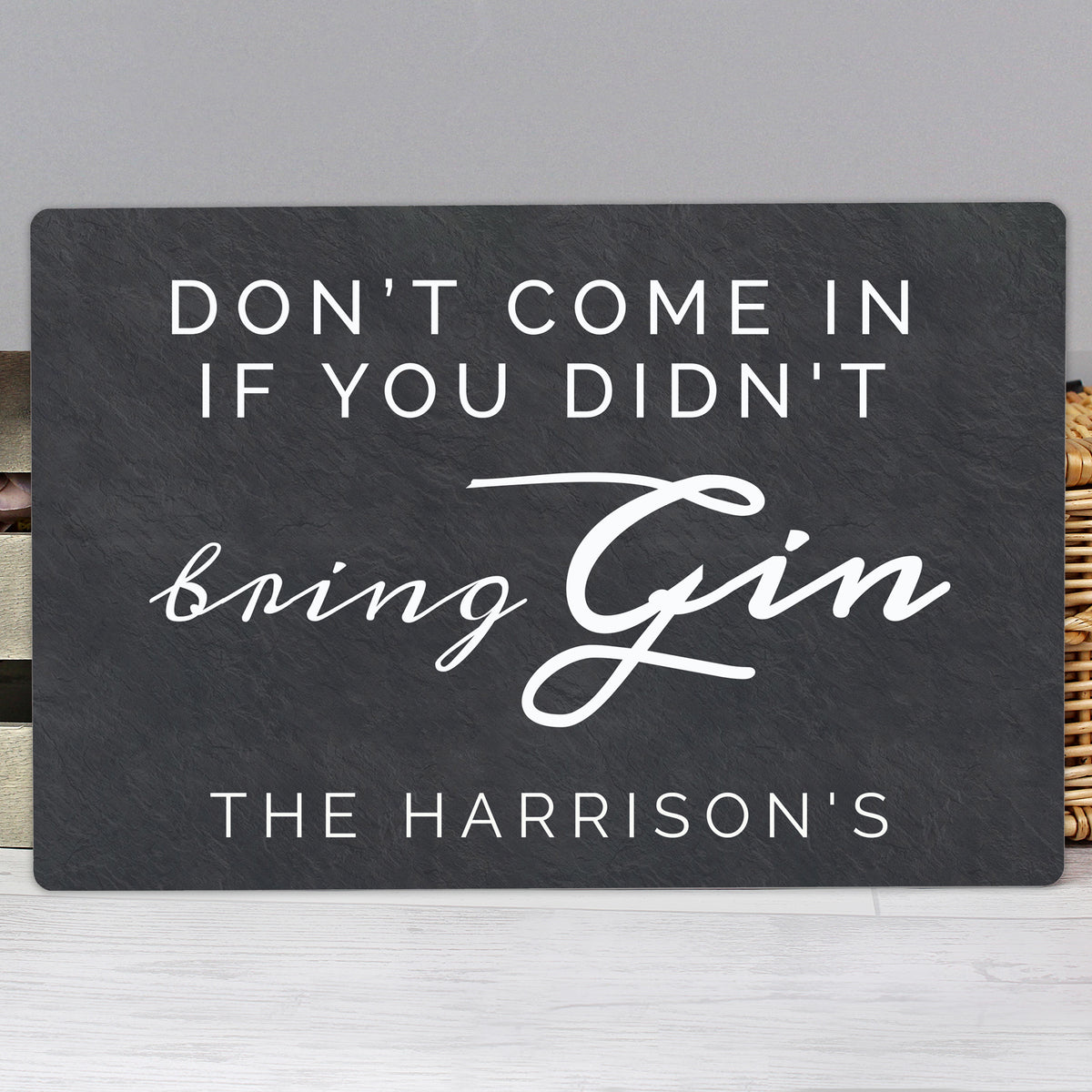 Personalised Gin Metal Sign - image 4