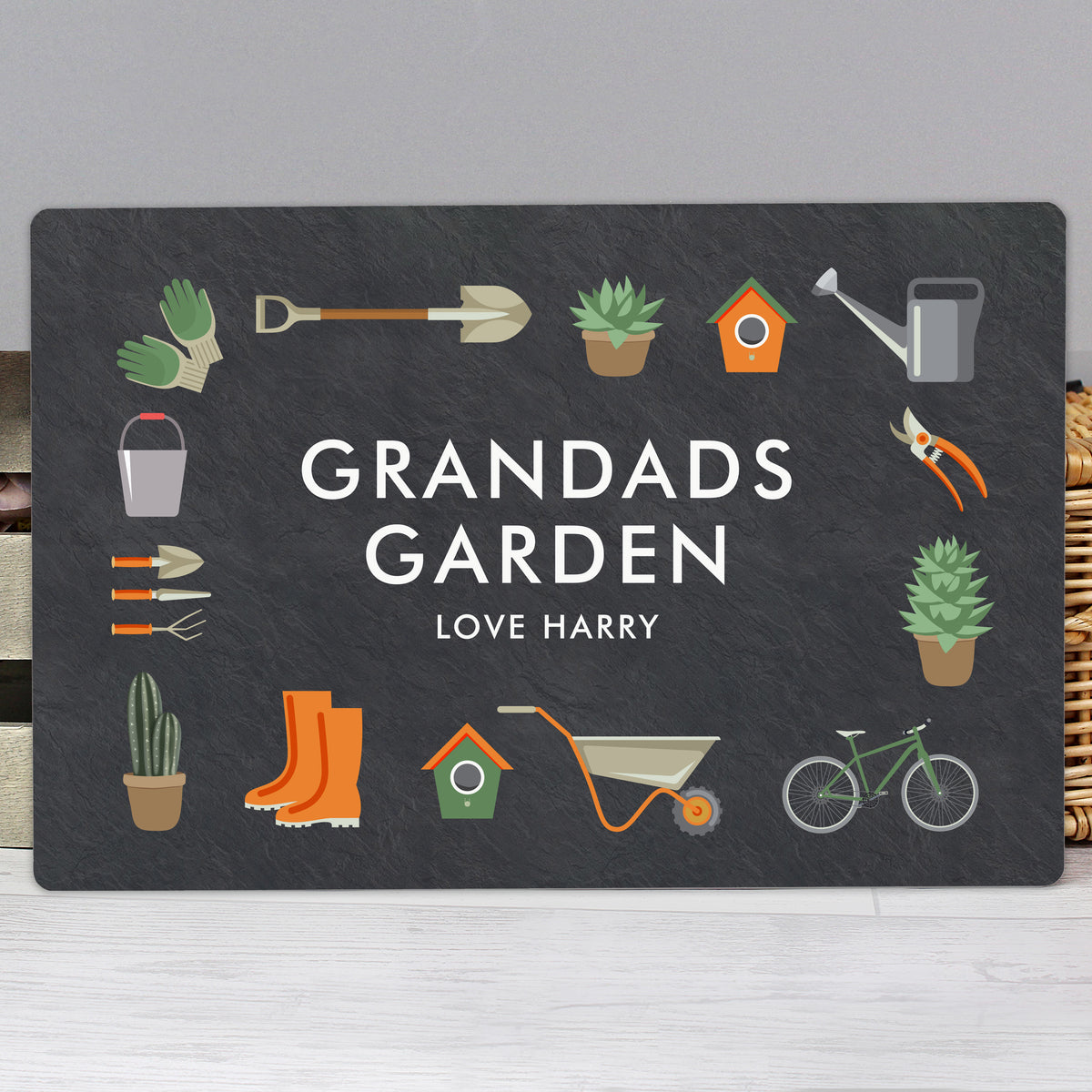 Personalised Gardening Metal Sign - image 4