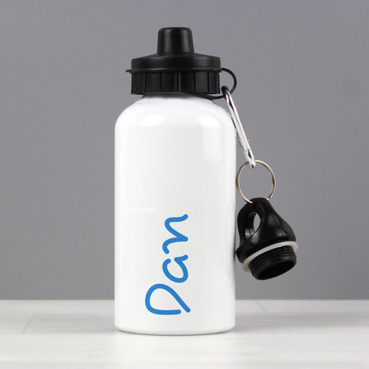 Personalised Blue Name Drinks Bottle - image 2