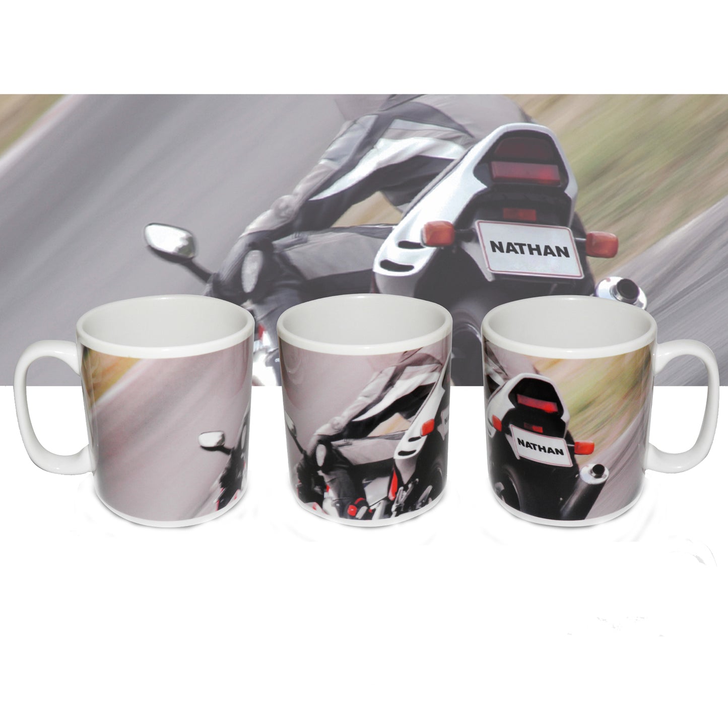 Personalised Motorbike Mug - image 2