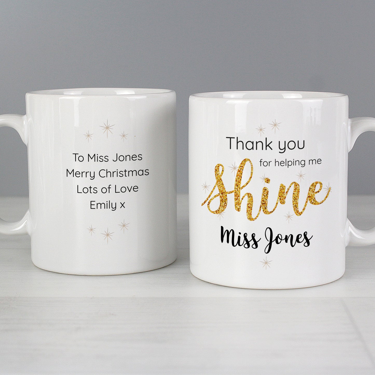 Personalised Shine Teacher Mug - image 4