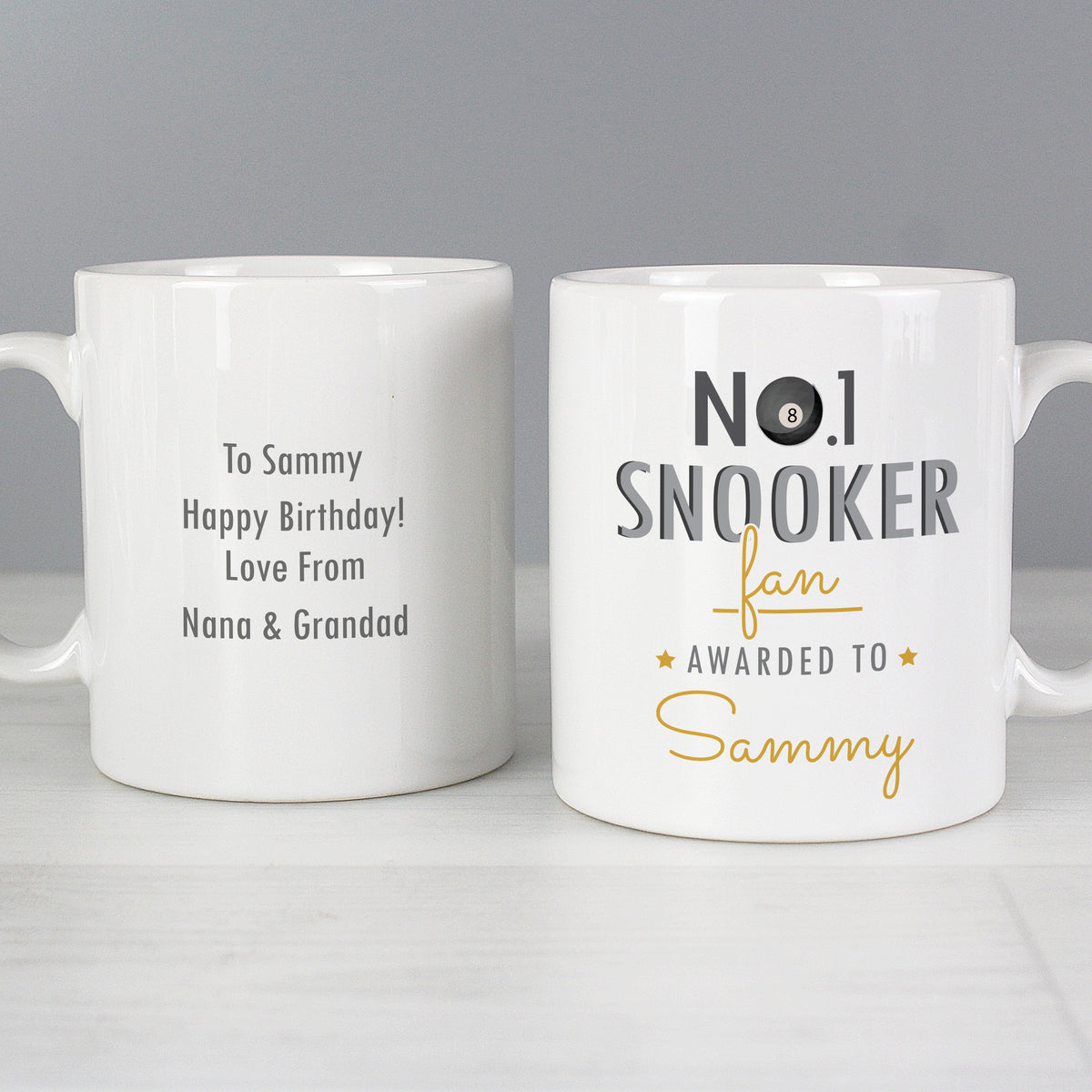 Personalised No.1 Snooker Fan Mug - image 4
