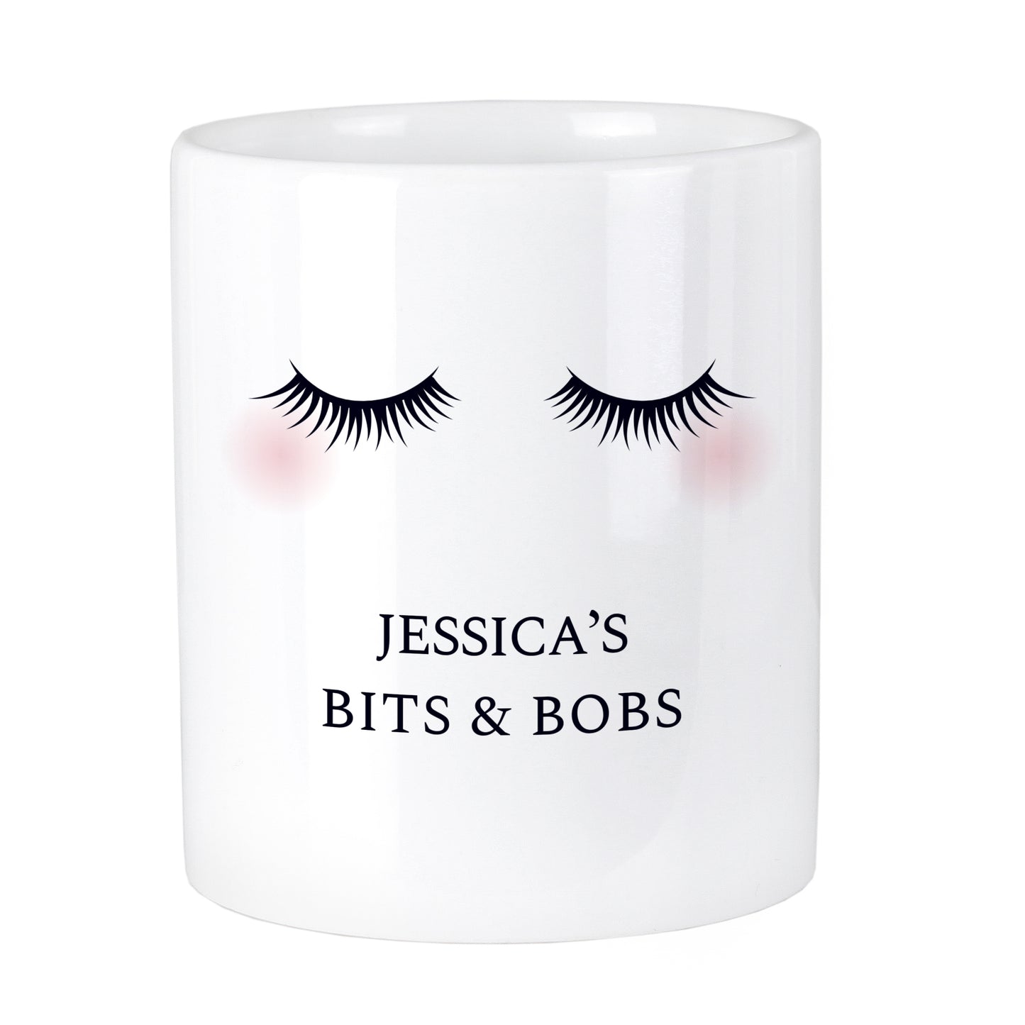 Personalised Eyelashes Ceramic Storage Pot - image 5