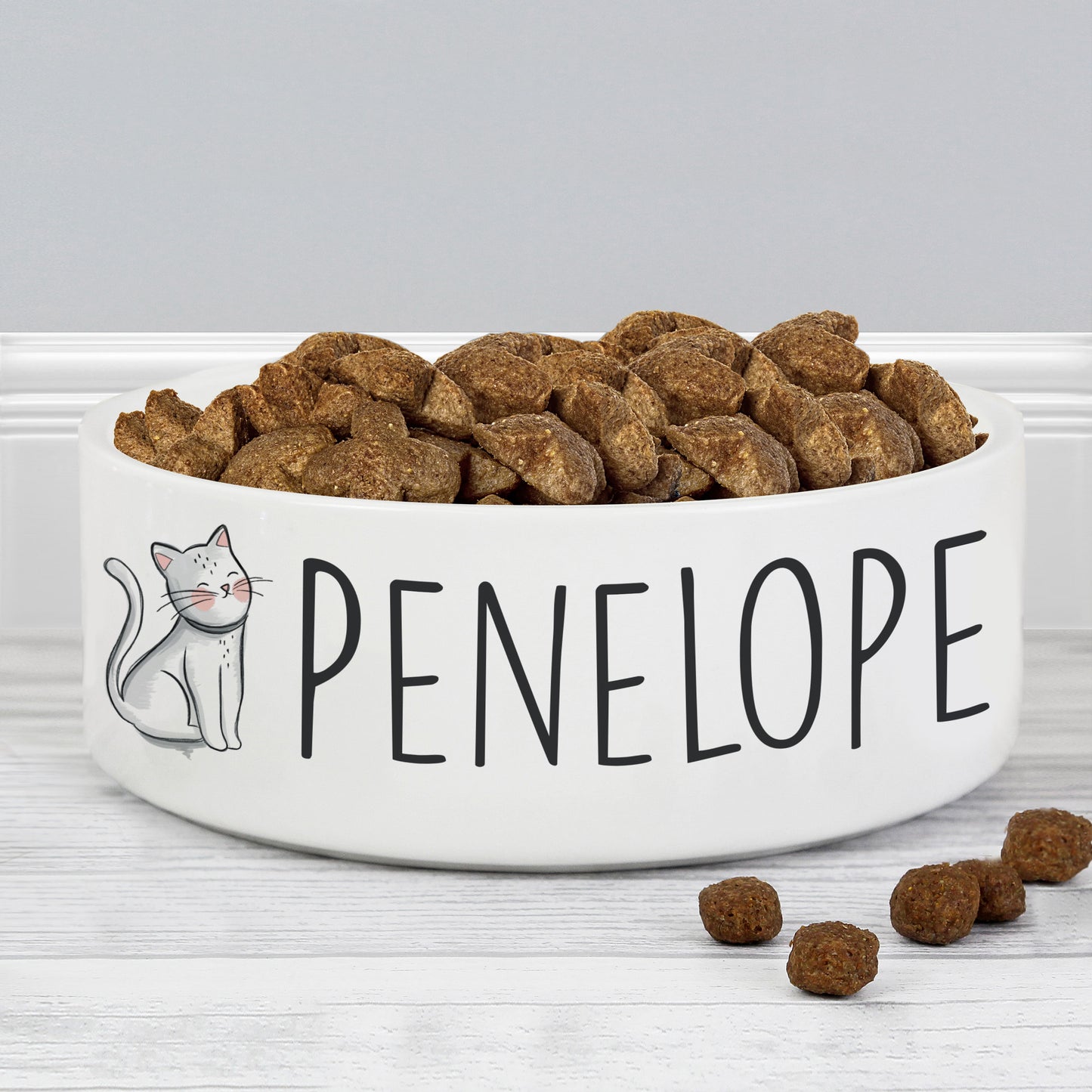 Personalised Scribble Cat 15cm Medium Pet Bowl - image 4