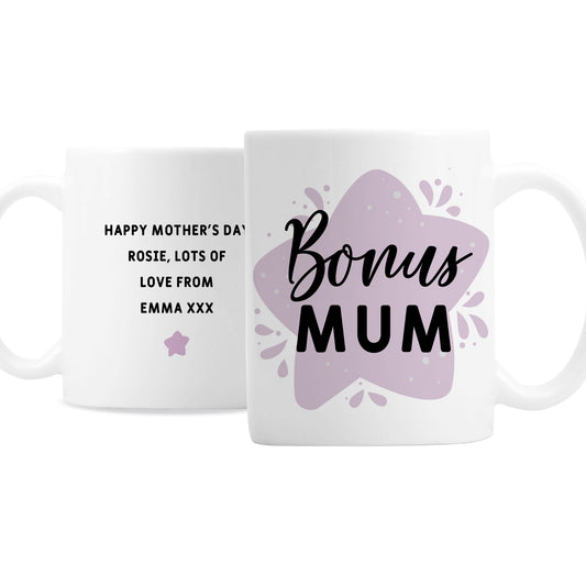 Personalised To My Bonus Mum Mug - image 2