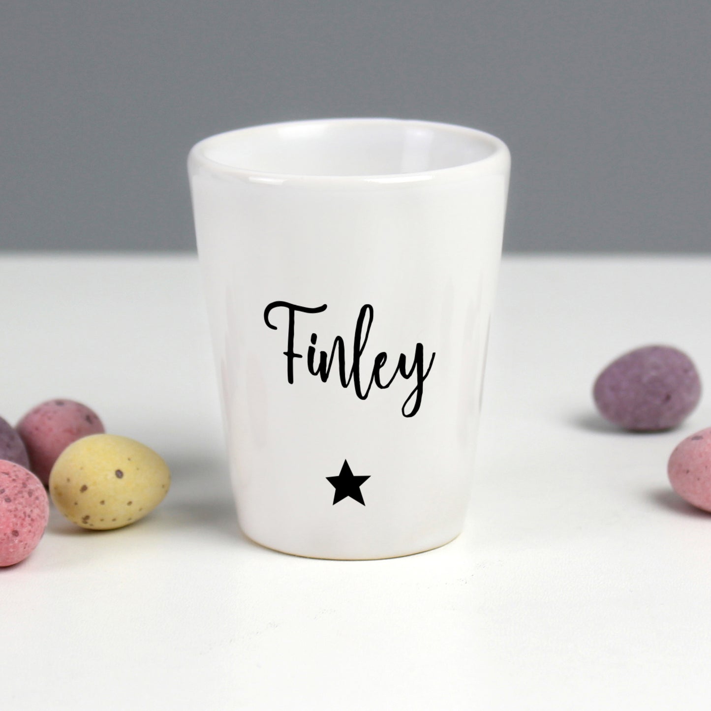 Personalised Star Name Only Egg Cup - image 7