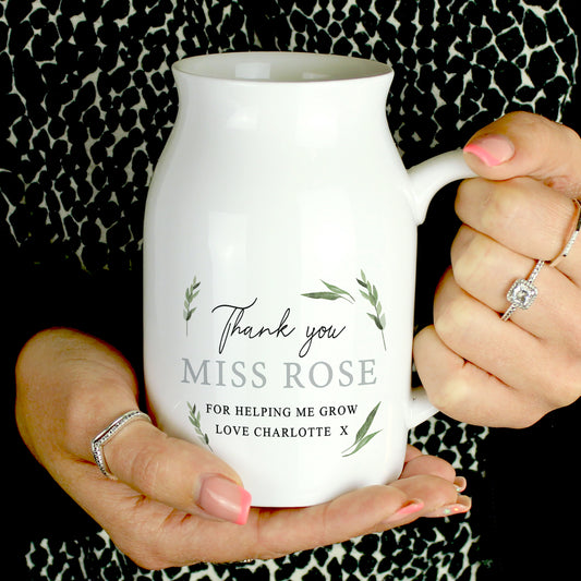 Personalised Botanical Flower Jug Vase - image 2