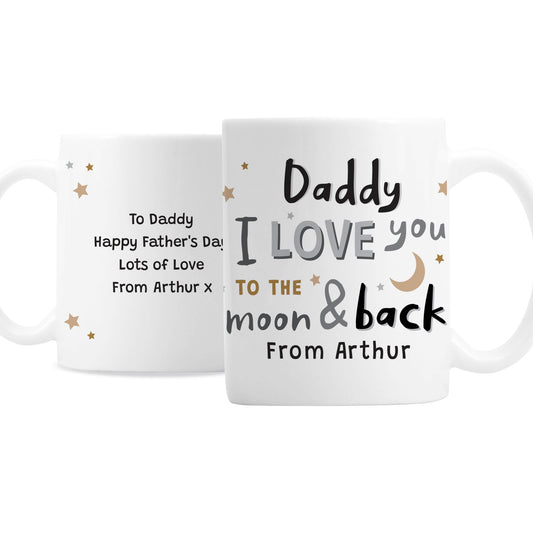 Personalised To the Moon and Back Mug - image 2