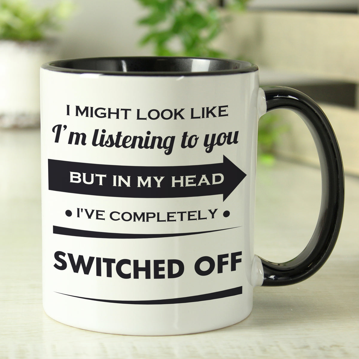 Personalised Look Like I'm Listening Mug - image 6
