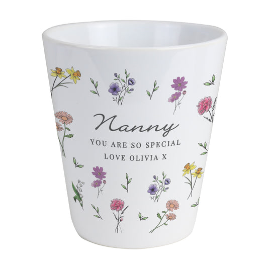 Personalised Wild Flowers Plant Pot - image 5