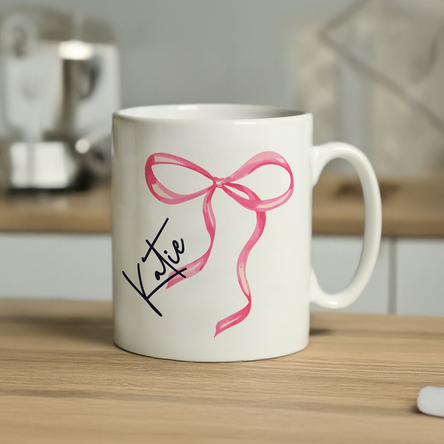 Personalised Bow Mug – Stylish Birthday Gift for Her - image 3