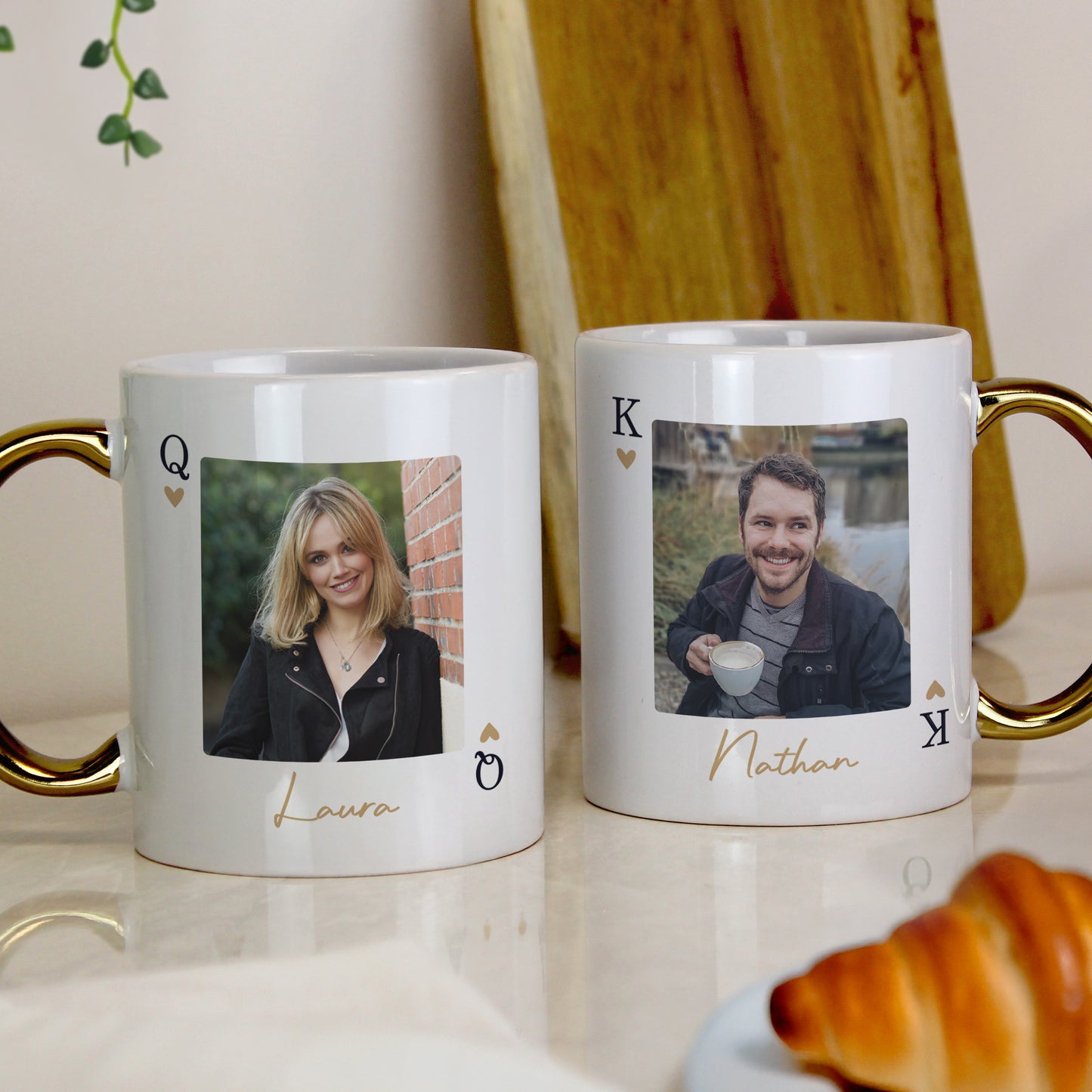 Personalised Photo Upload Queen Gold Handle Mug – Birthday Gift for Her - image 3