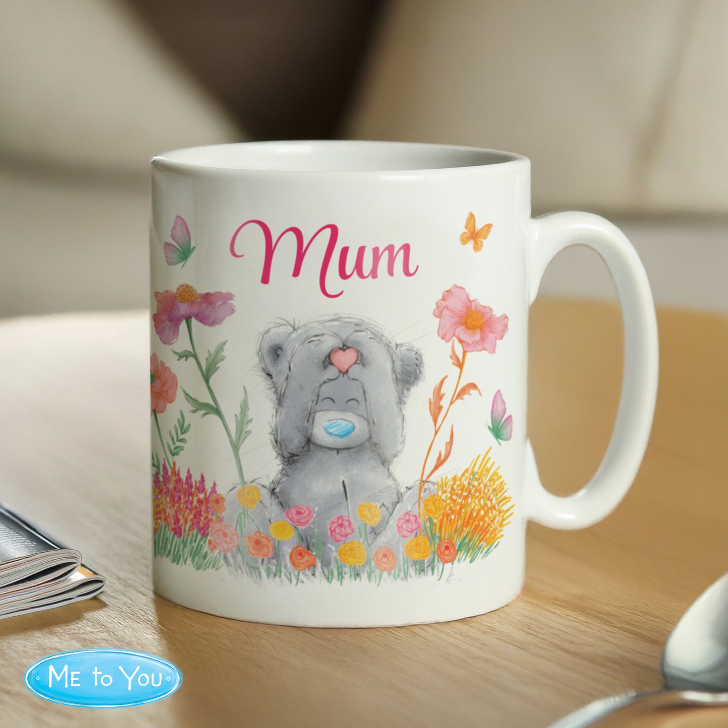 Personalised Me to You Flowery Mug – Tatty Teddy Gift - image 2