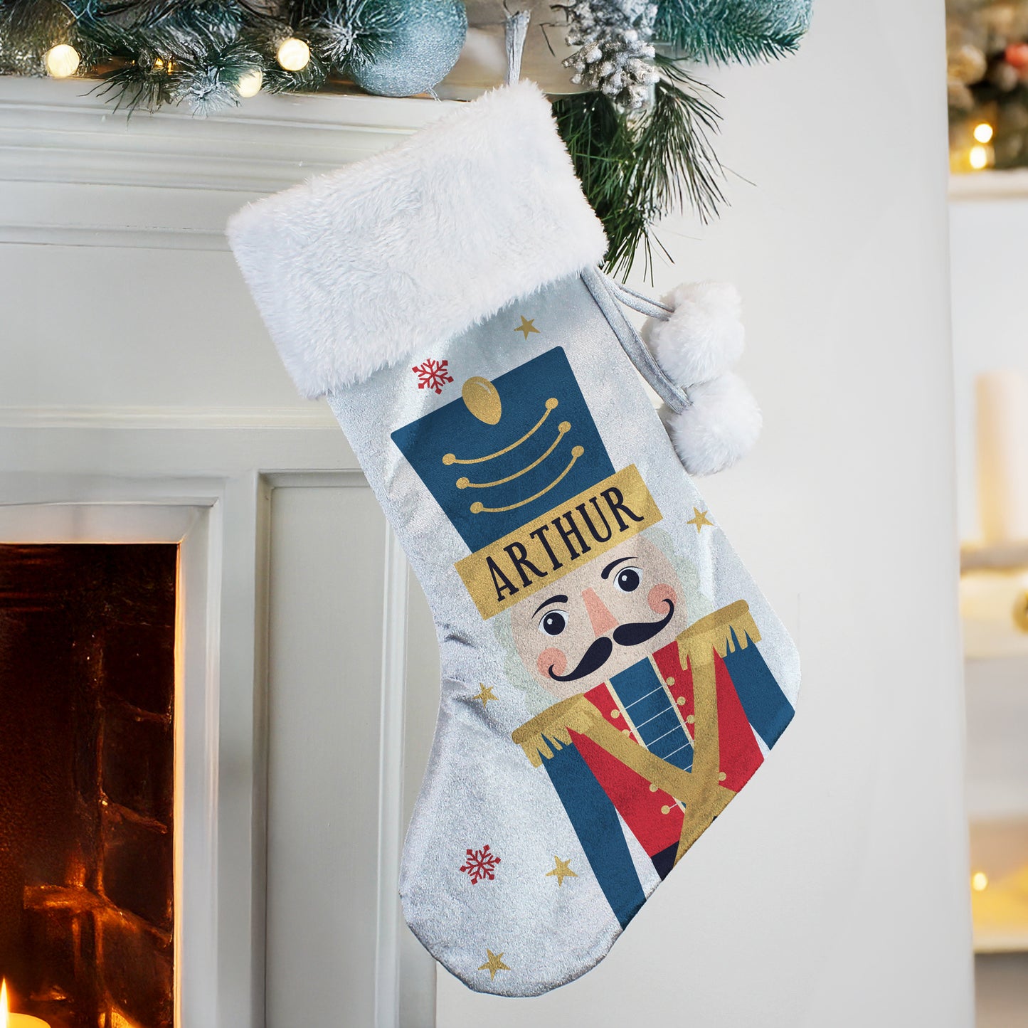 Personalised Nutcracker Christmas Stocking – Children's Christmas Gift - image 3
