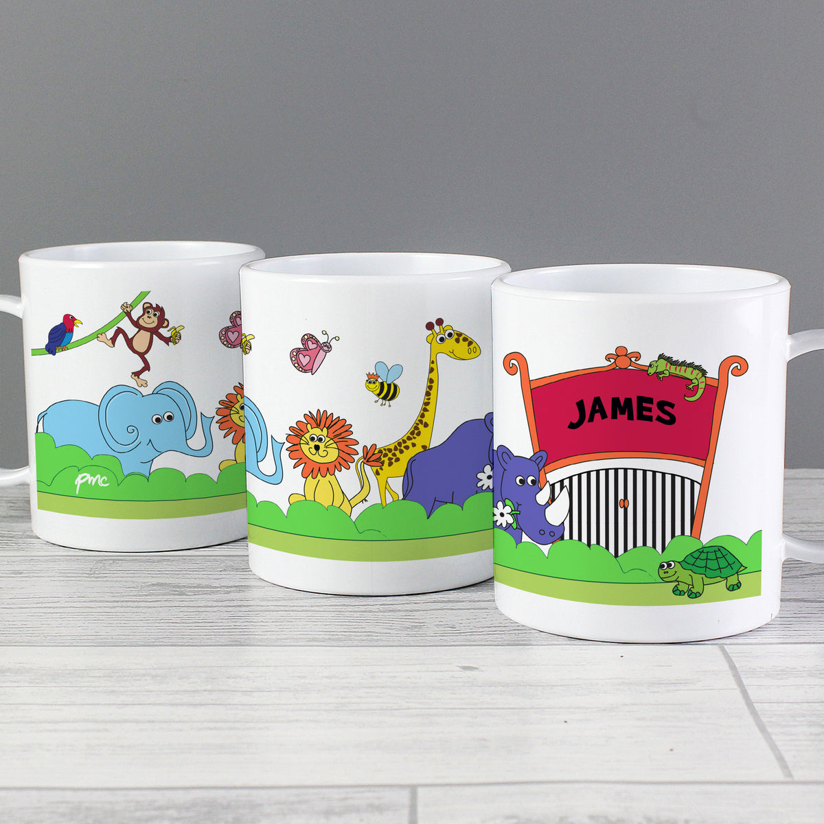 Personalised Zoo Plastic Mug - image 3