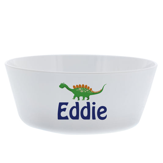 Personalised Dinosaur Plastic Bowl - image 2