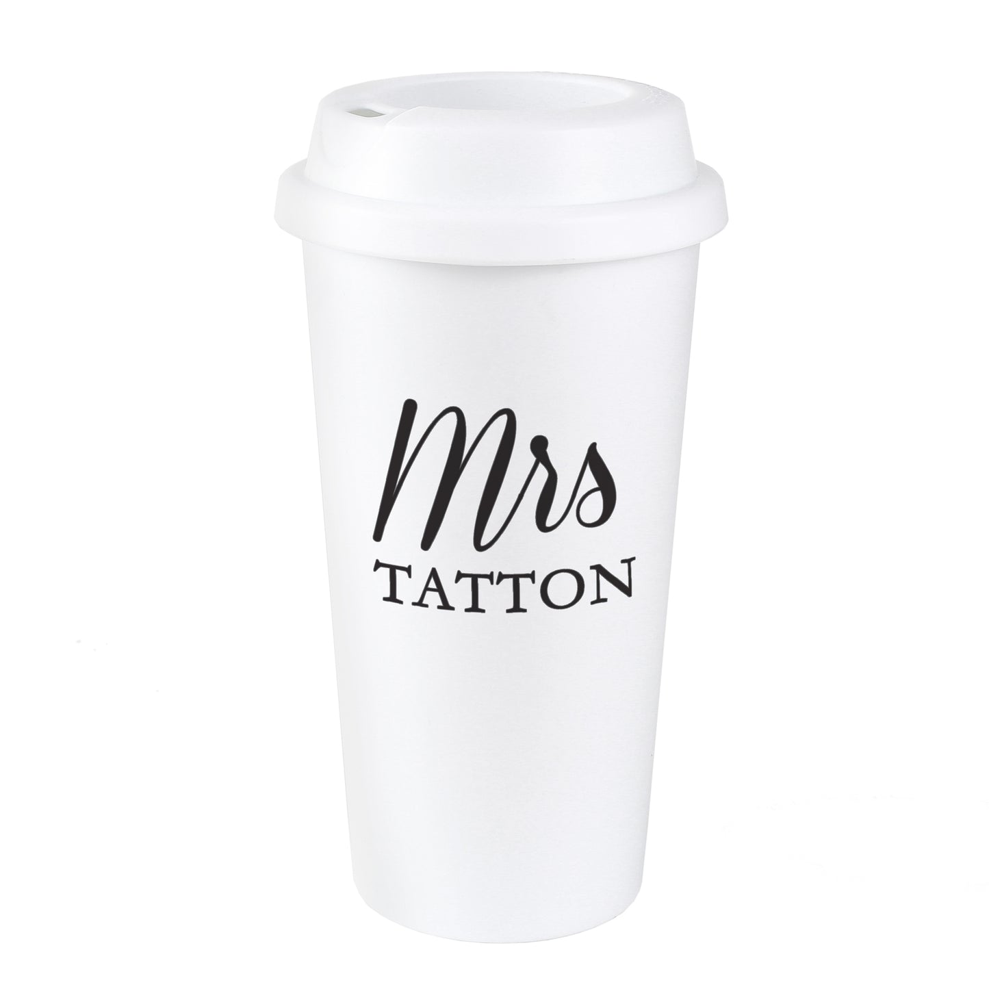 Personalised Free Text Insulated Reusable Eco Travel Cup - image 4