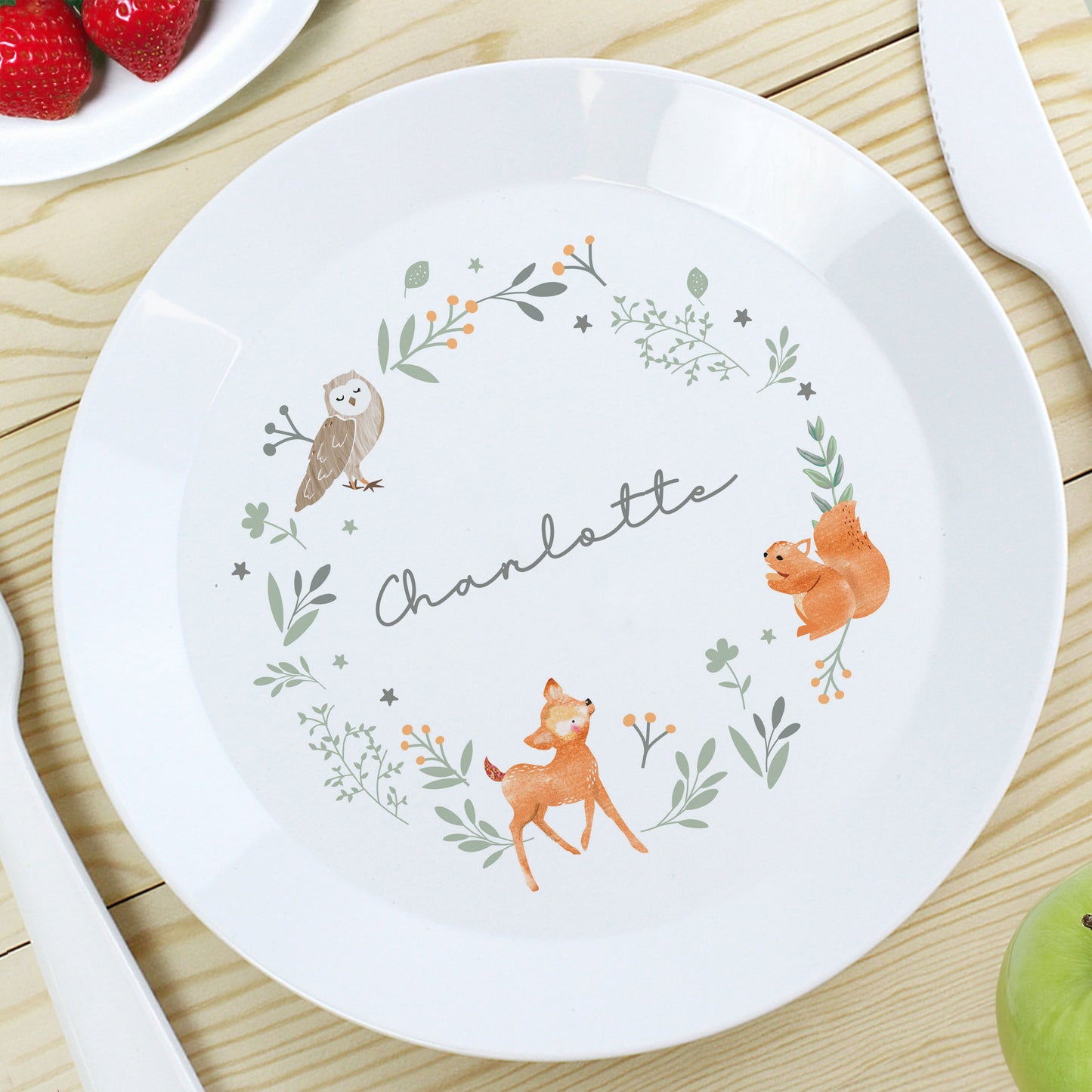 Personalised Woodland Animals Breakfast Set - image 6