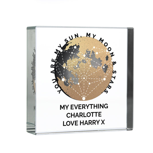 Personalised You Are My Sun My Moon Crystal Token - image 2