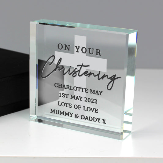 Personalised On Your Christening Crystal Token - image 2