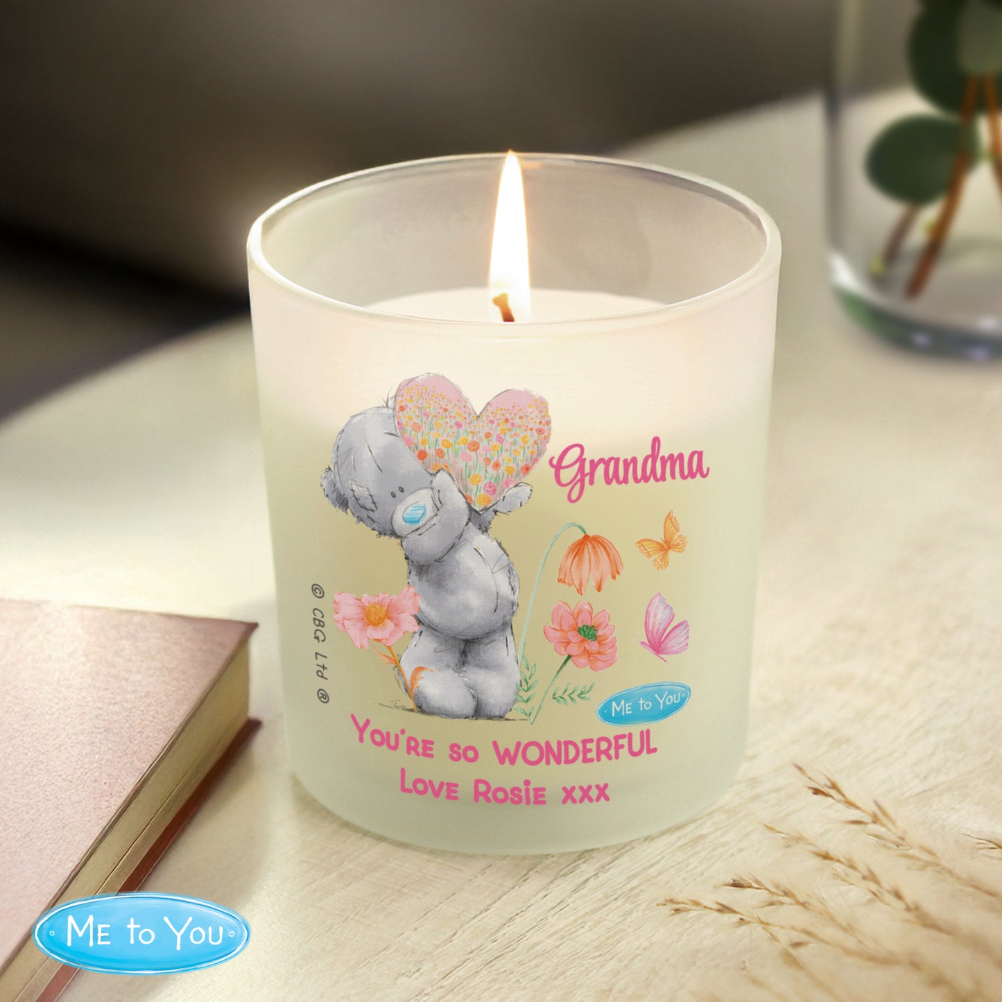 Personalised Me to You Flowery Jar Candle – Tatty Teddy Gift - image 4